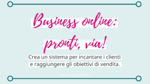 corso business online pronti via